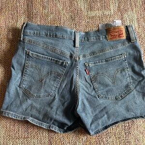 Levi's Women's Blue Denim Shorts